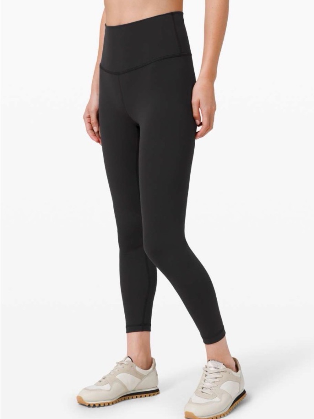 Lululemon Wunder Train High-Rise Black Tight Leggings 25" Size 12